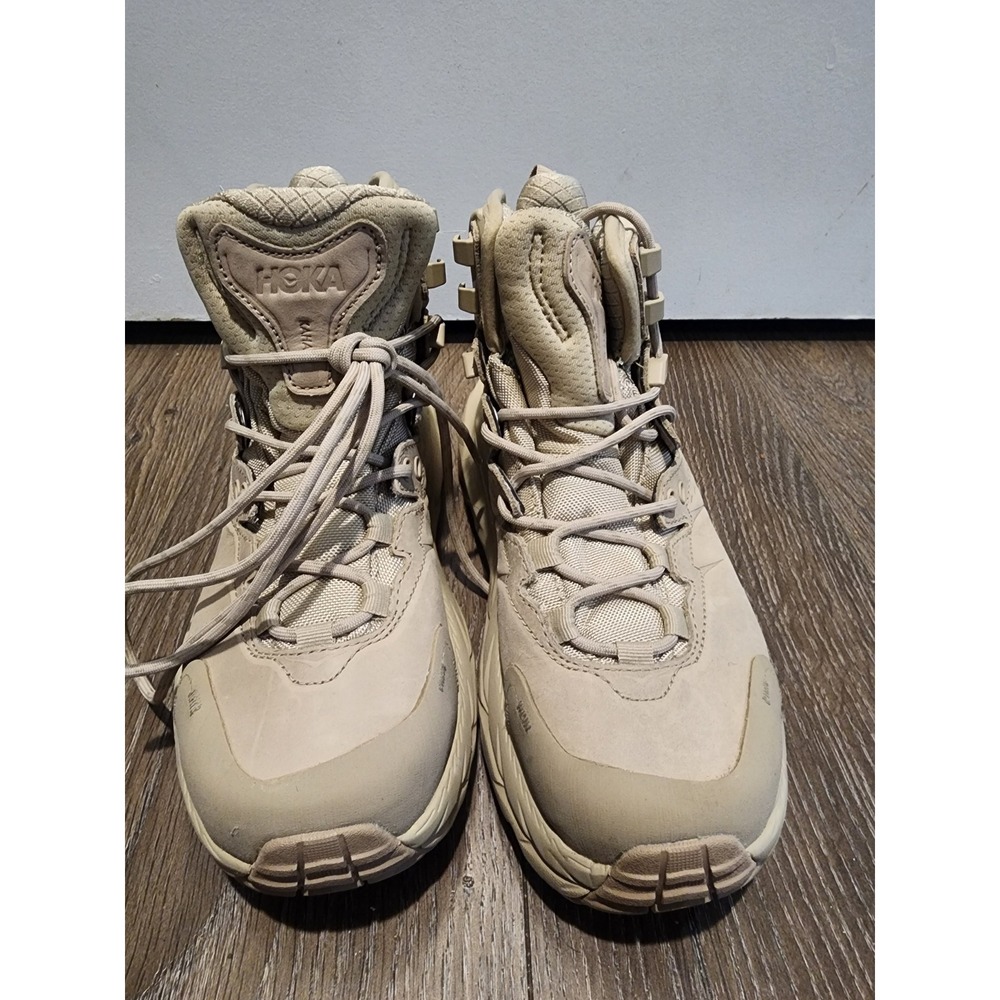 Hoka Kaha 2 GTX Hiking Boots Oxford Tan Dune Gore-Tex Vibram 1130529 Women 5